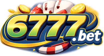 6777 bet এর নীল লোগো চিহ্ন